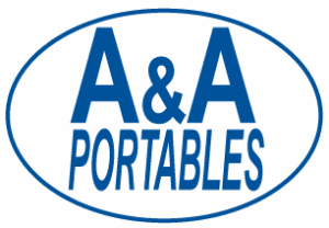 A-A-Portables-Logo A&A Portables logo featuring bold, blue letters inside a white oval