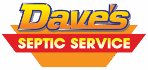 Daves-Septic-Service-Logo Dave's Septic Service logo featuring bold, colorful text with a blue and yellow gradient on "Dave's" and red background on "Septic Service"