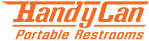 Handy-Can_Solo_Orange HandyCan Portable Restrooms logo in orange text on white background