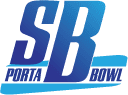S&B Porta Bowl logo featuring stylized blue text