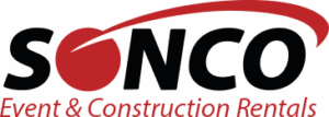 Sonco-Rentals_Standalone_RGB Sonoco Event & Construction Rentals logo featuring the word "Sonoco" in bold letters