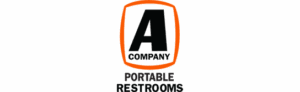 a_company_logo A1 Portables logo featuring an orange hexagon with the letter "A" insight, surrounded by the text "A1 Portable Restrooms" on a white background.