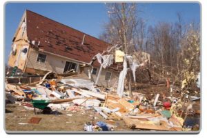 Tornado damage