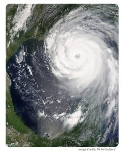 Hurricane from space